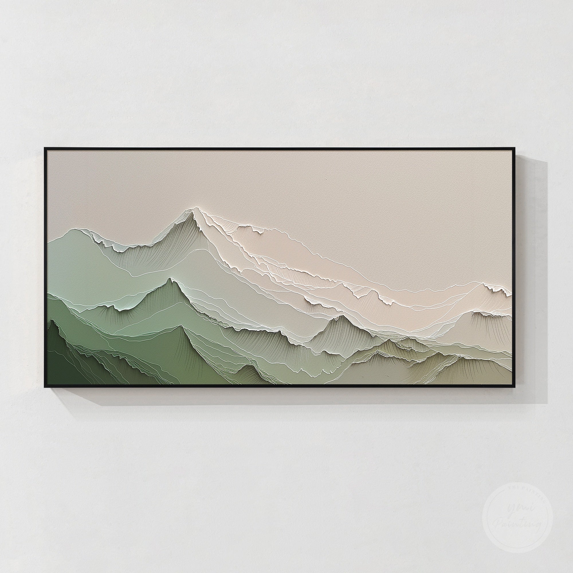artistic mountain illustration