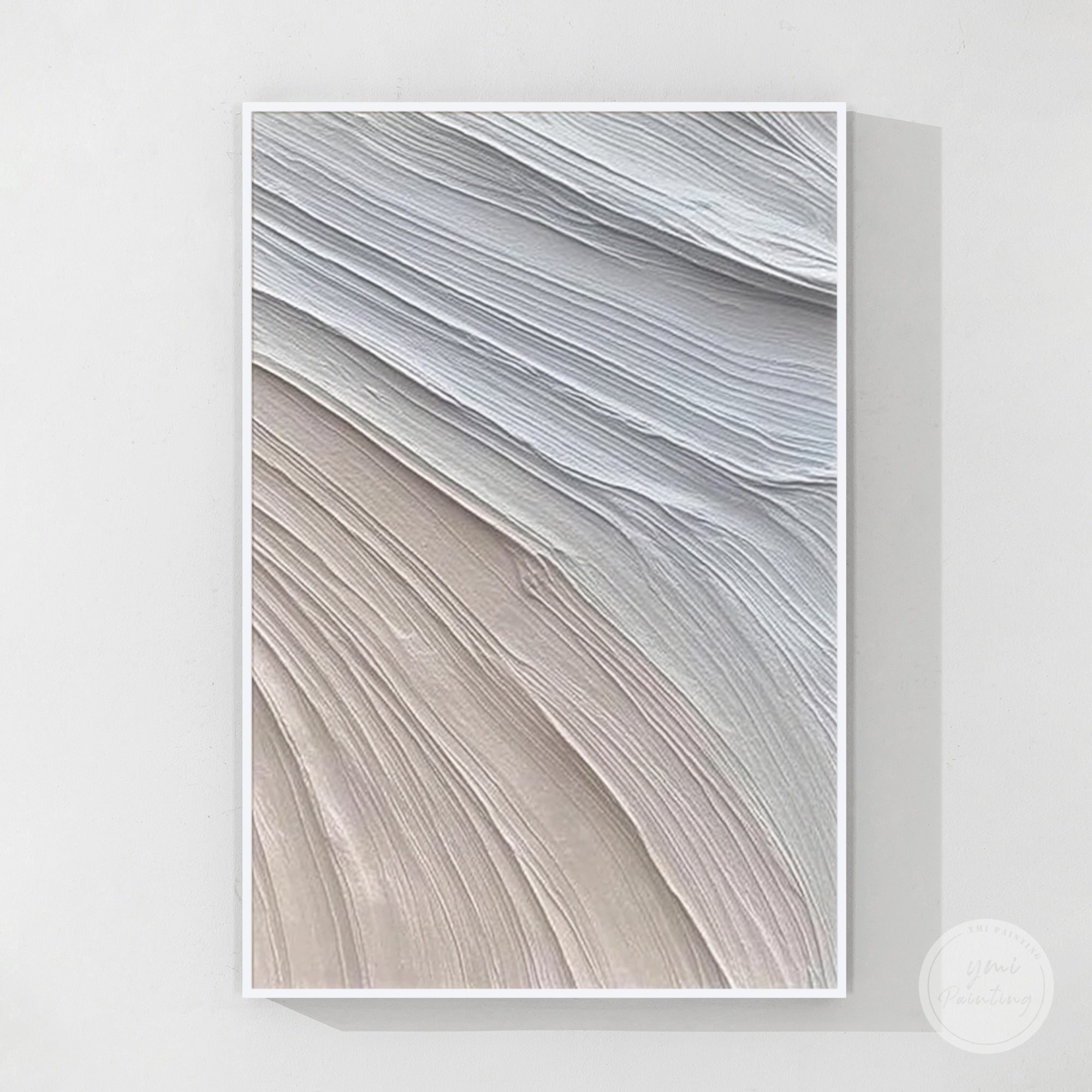 Contemporary organic textured artwork for modern interiors