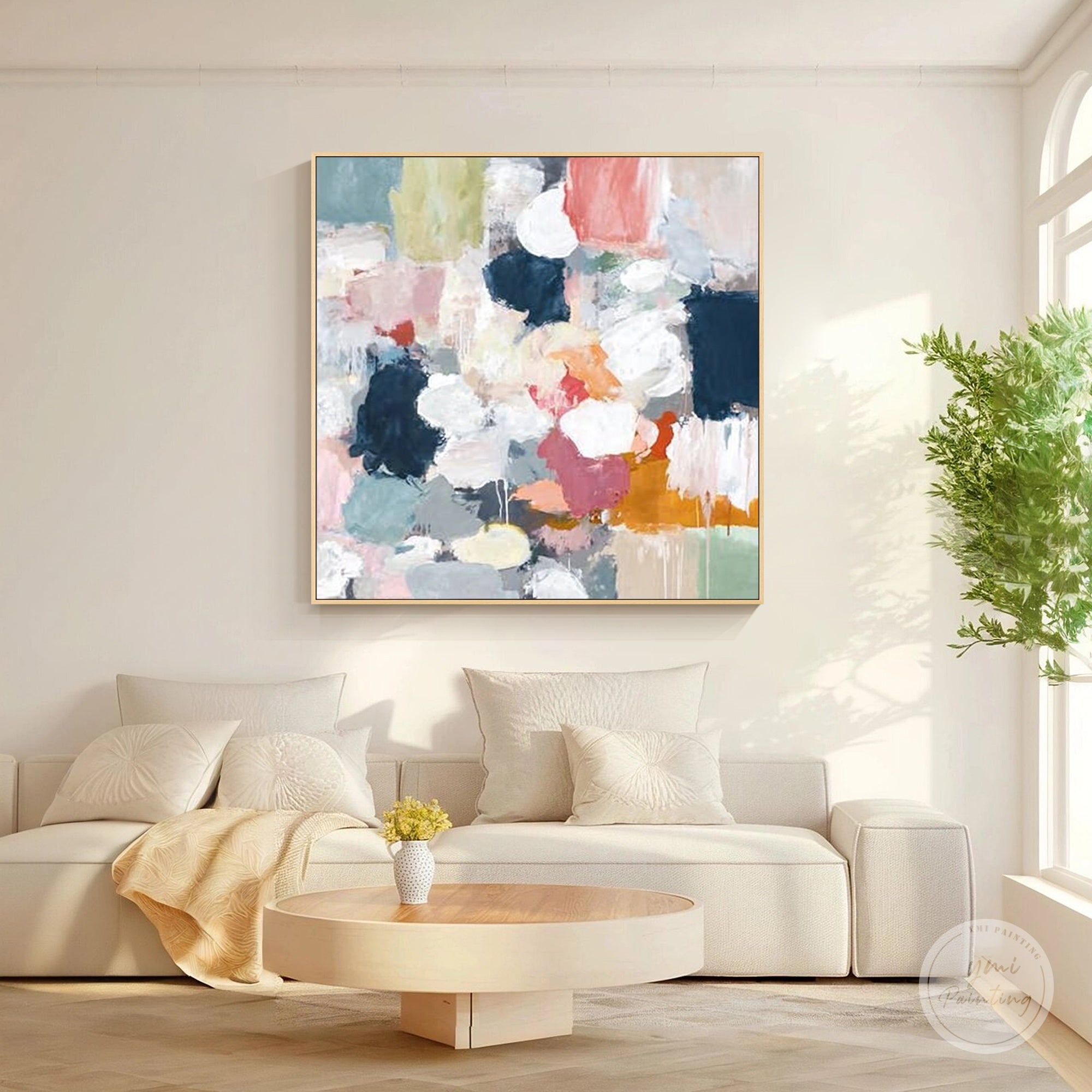 abstract canvas artwork