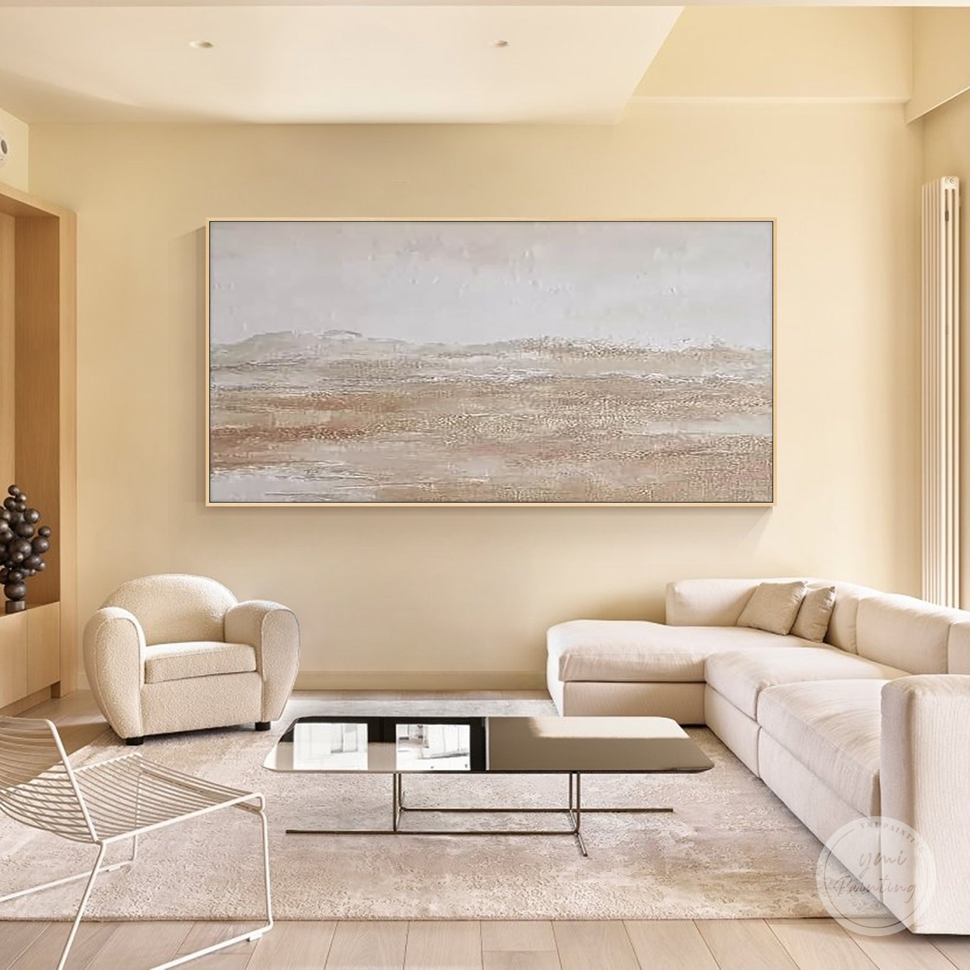 bold geometric abstract canvas artwork