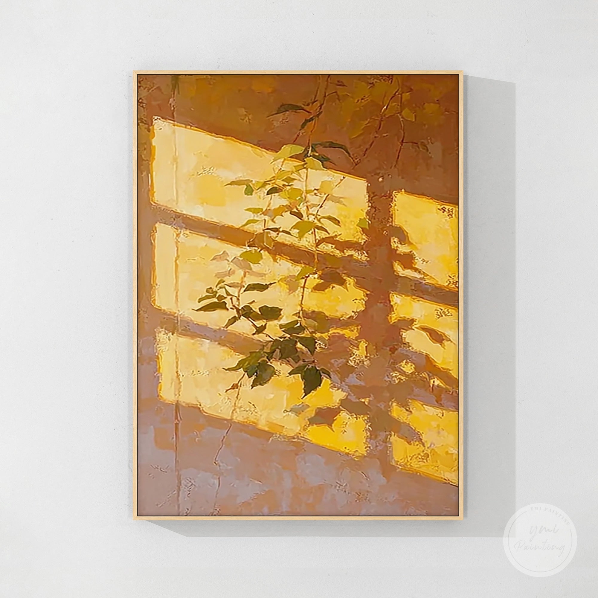 Earth tone modern wall art canvas