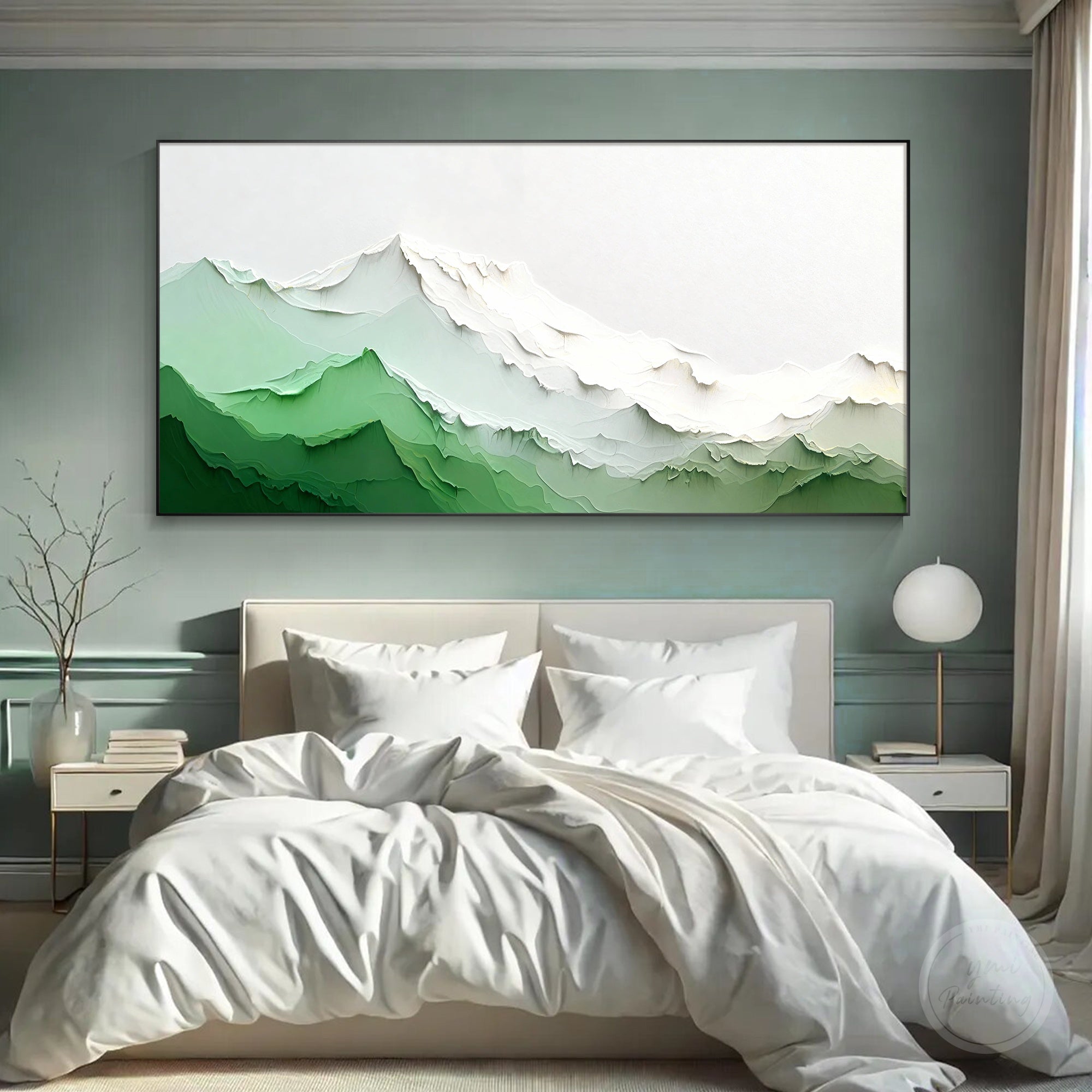 mountain landscape canvas painting