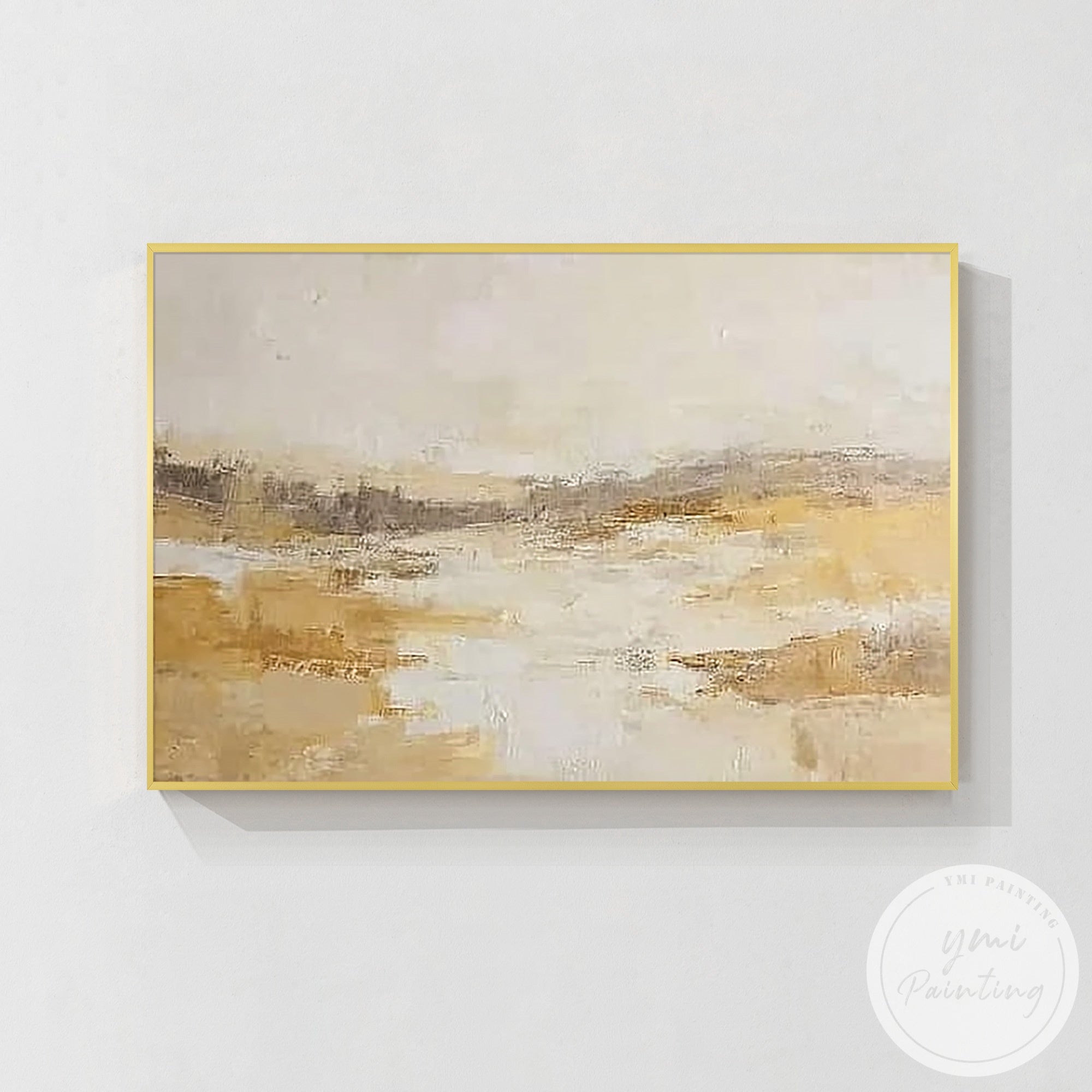 neutral abstract landscape canvas print