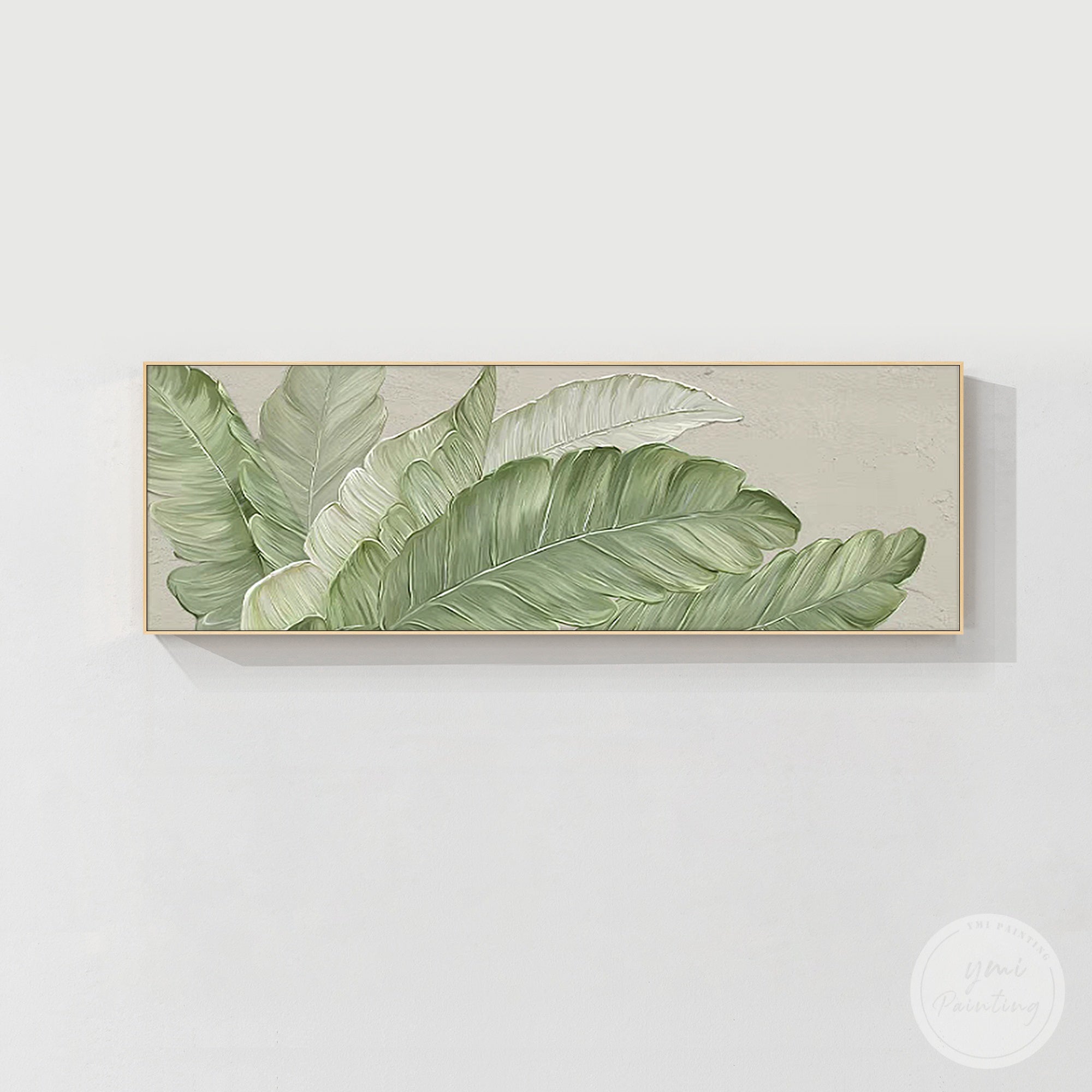 Abstrakte beige Landschaft Wandkunst