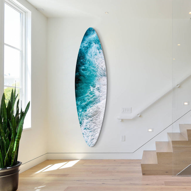 Surfboard Seawave Wall Art #YMA0241