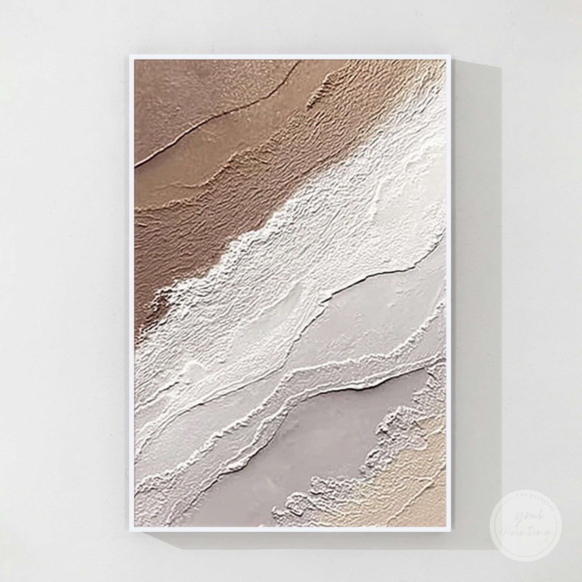 Elegant beige textured abstract design