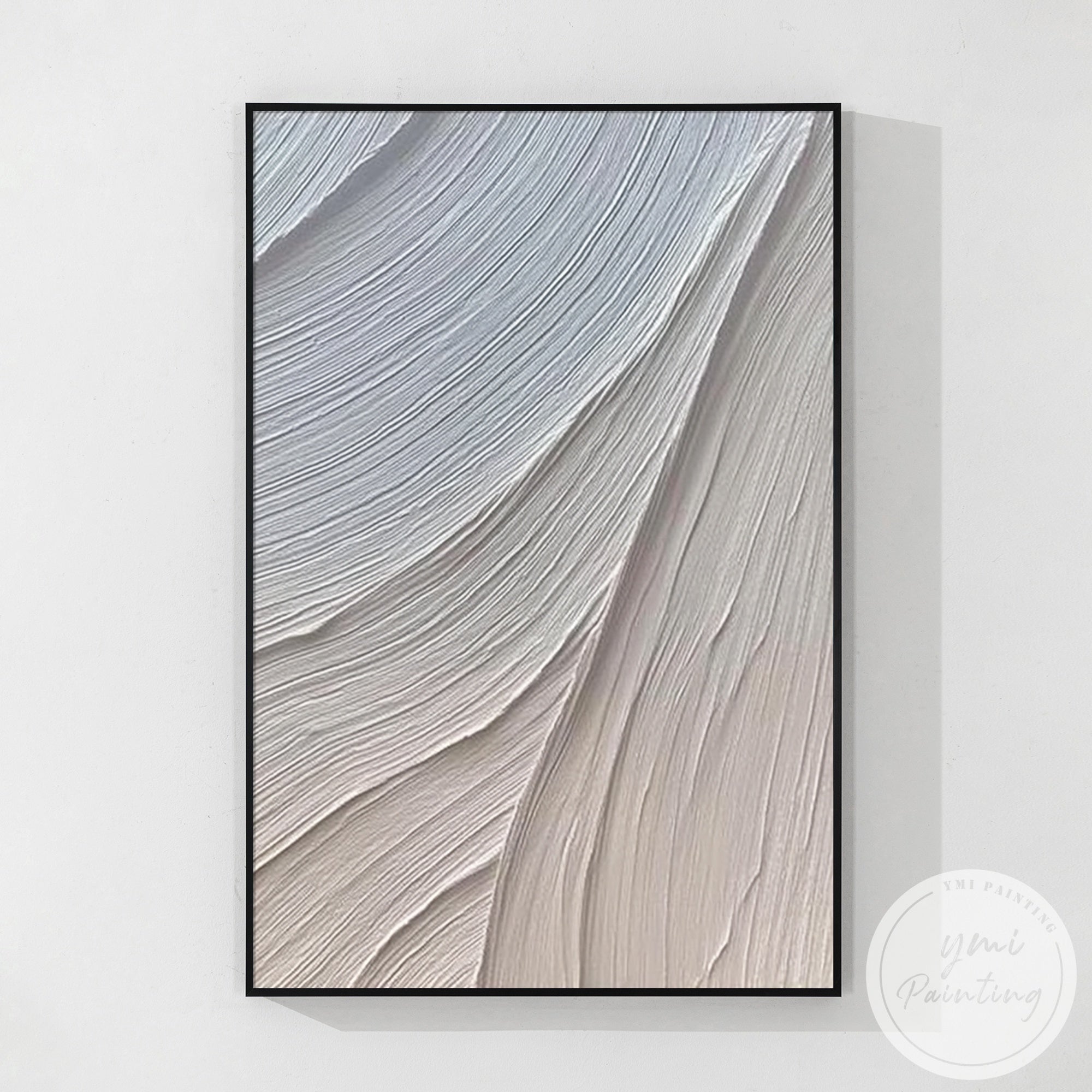 modern neutral abstract wall decor