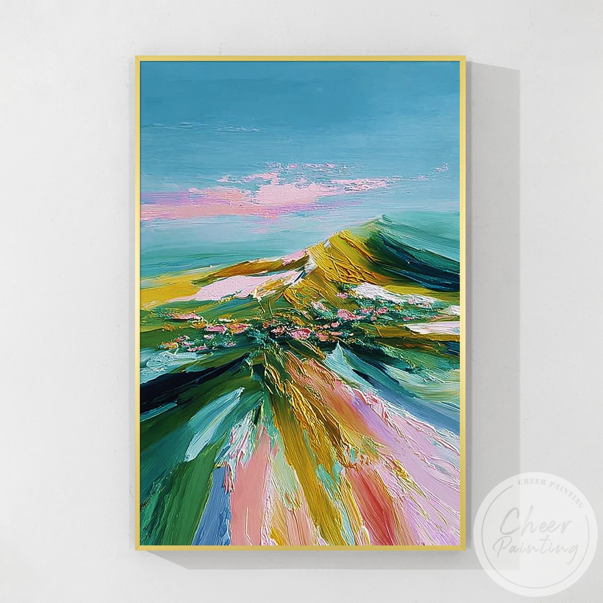 Colorful Abstract Landscape Painting