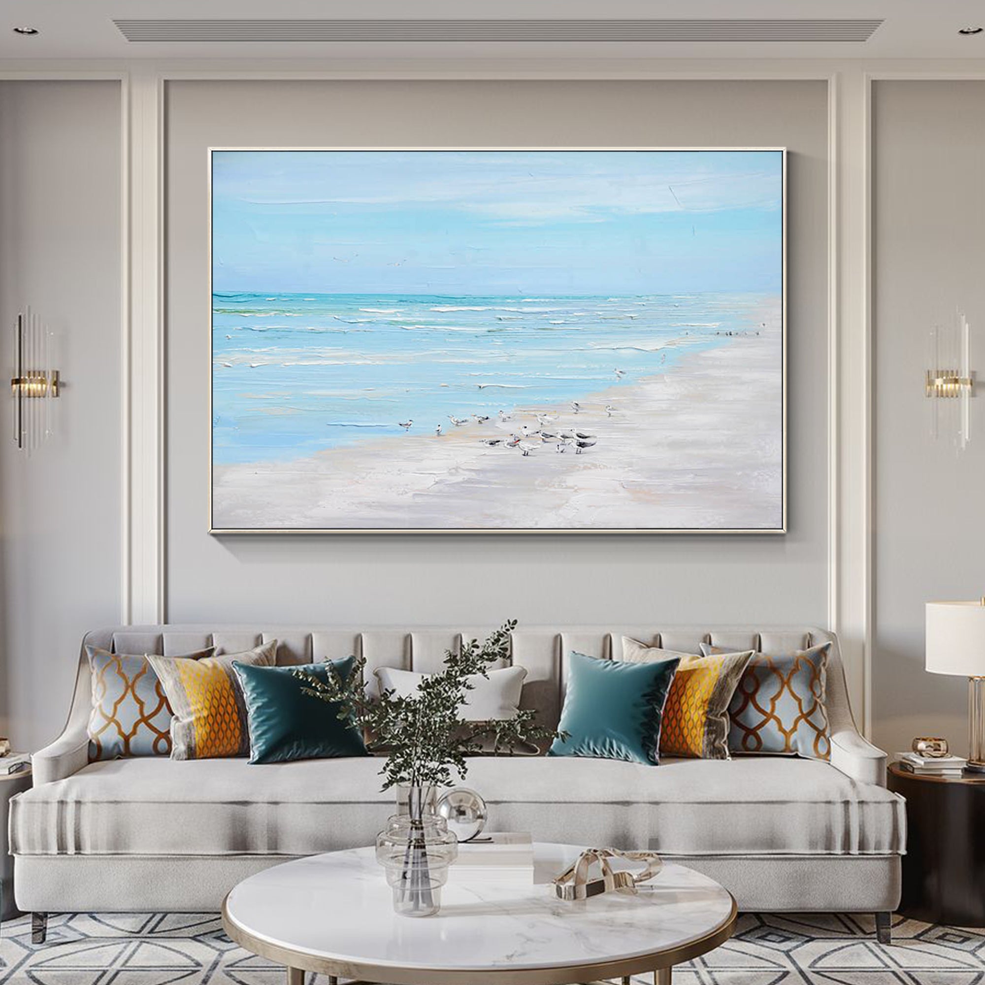 light blue ocean art-200