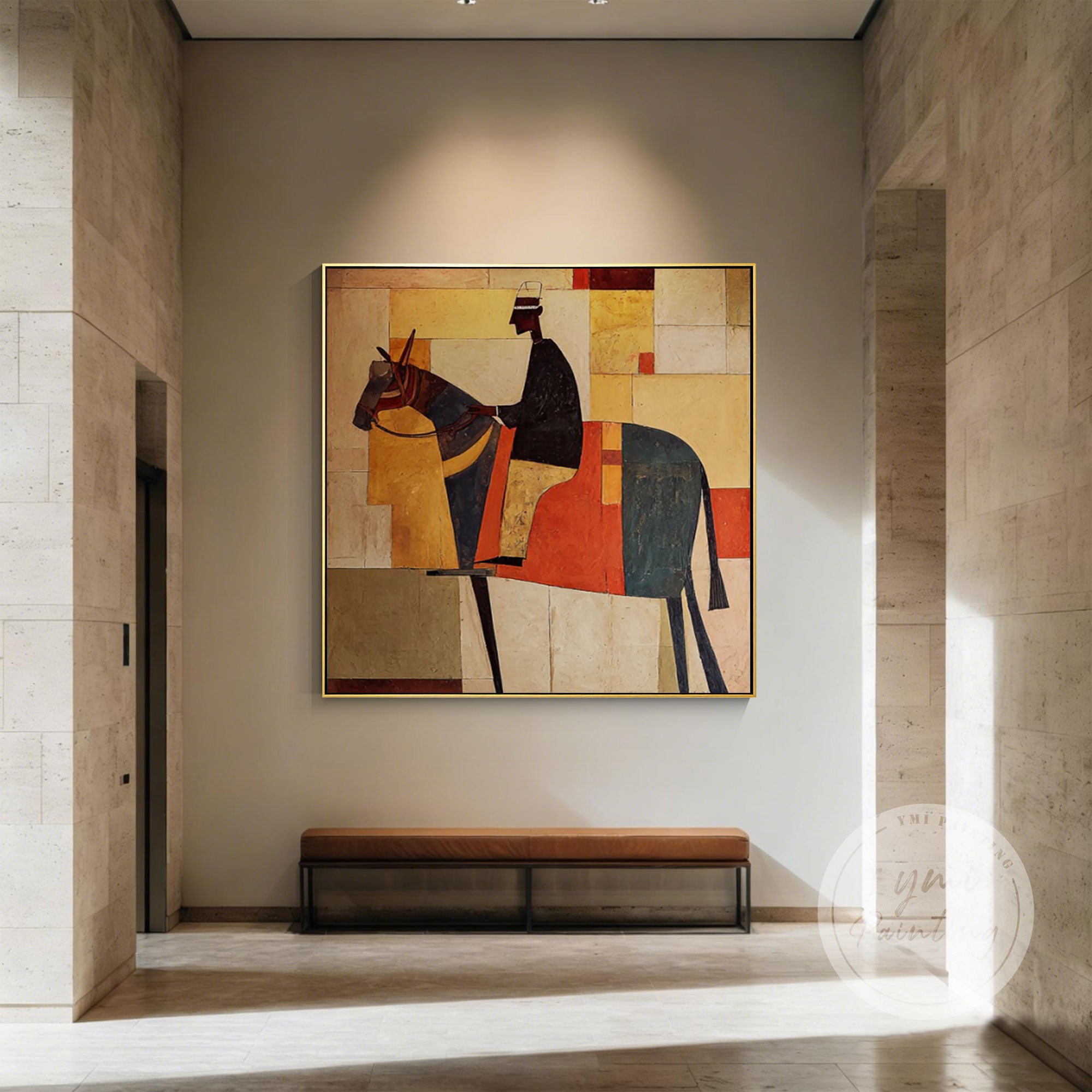 Mid century modern horse rider 