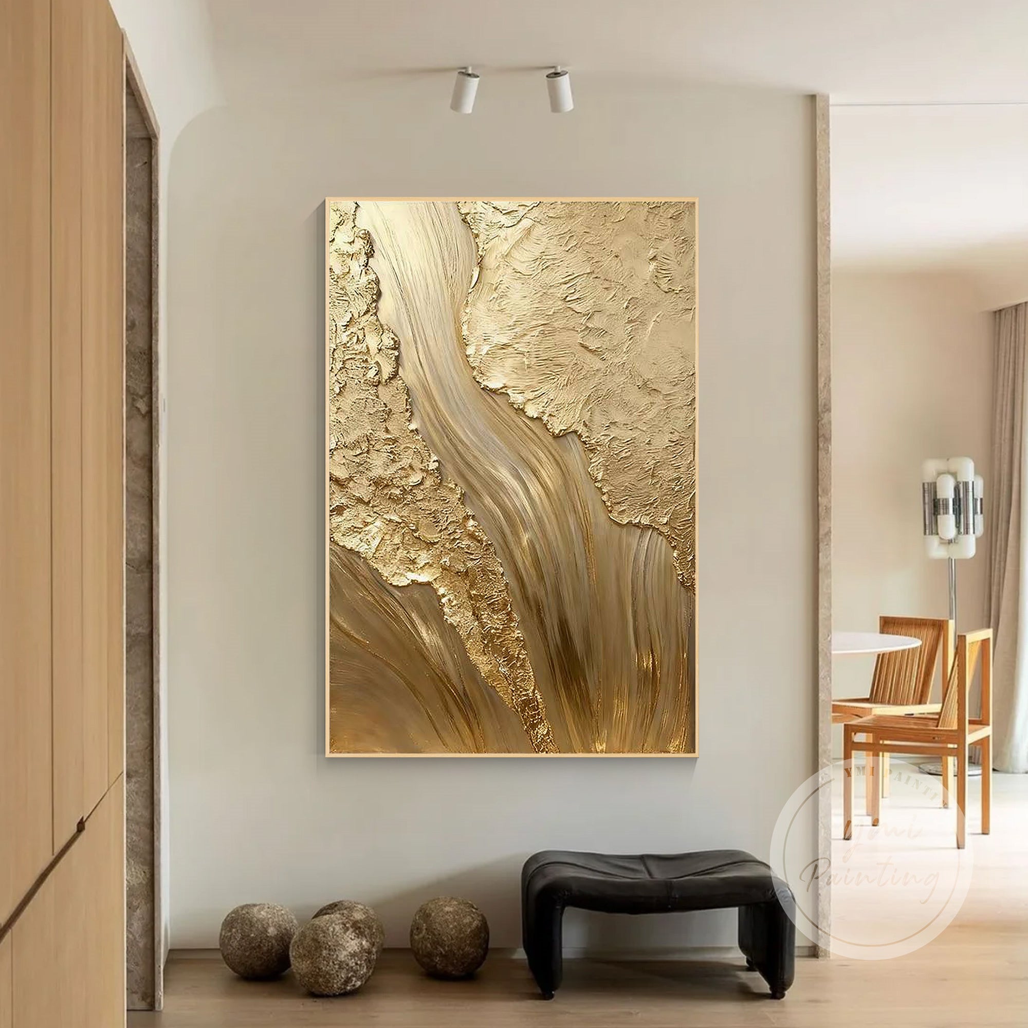 vertical framed canvas