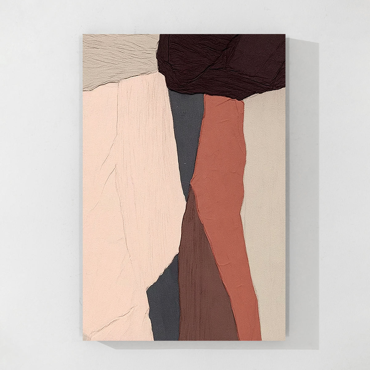 Large vertical abstract wall art, vertical canvas