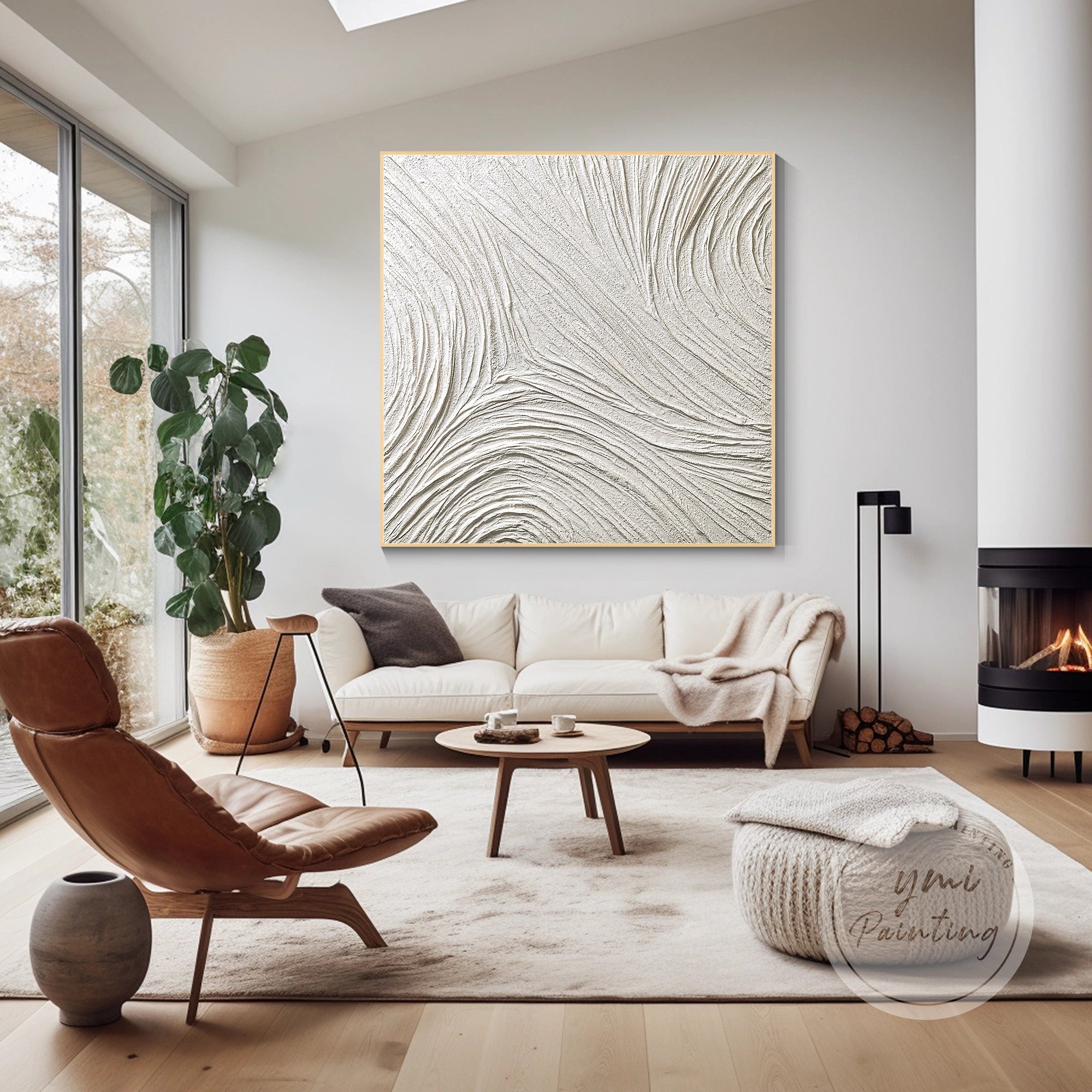 strukturierte Putzmalerei