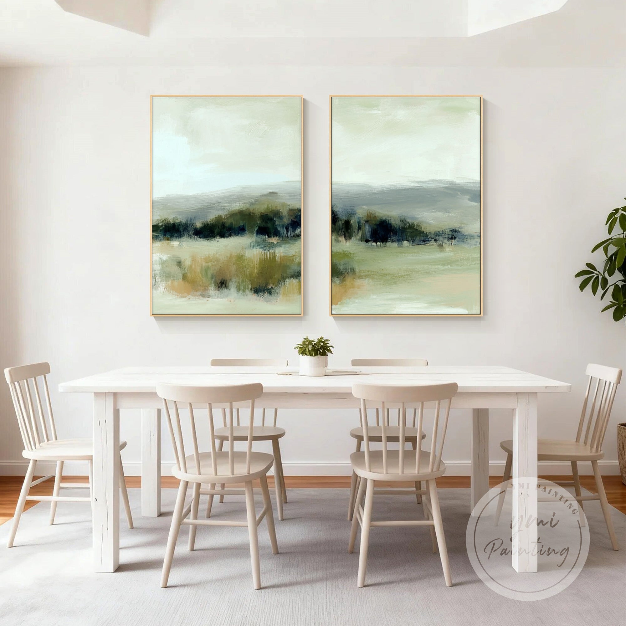 arte abstrata texturizada em díptico para parede sobre mesa consola decoração de parede