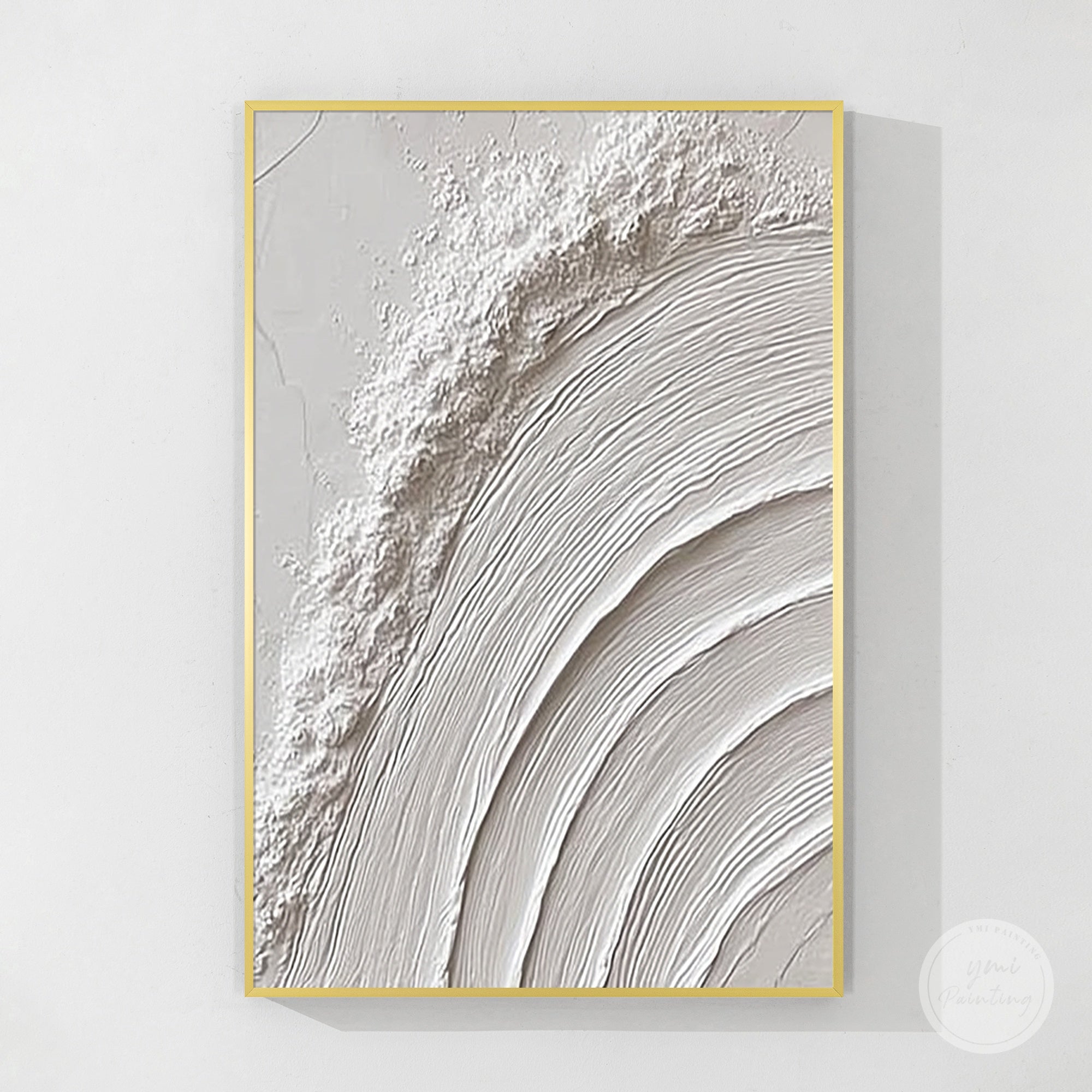 textured white canvas curved pattern abstract