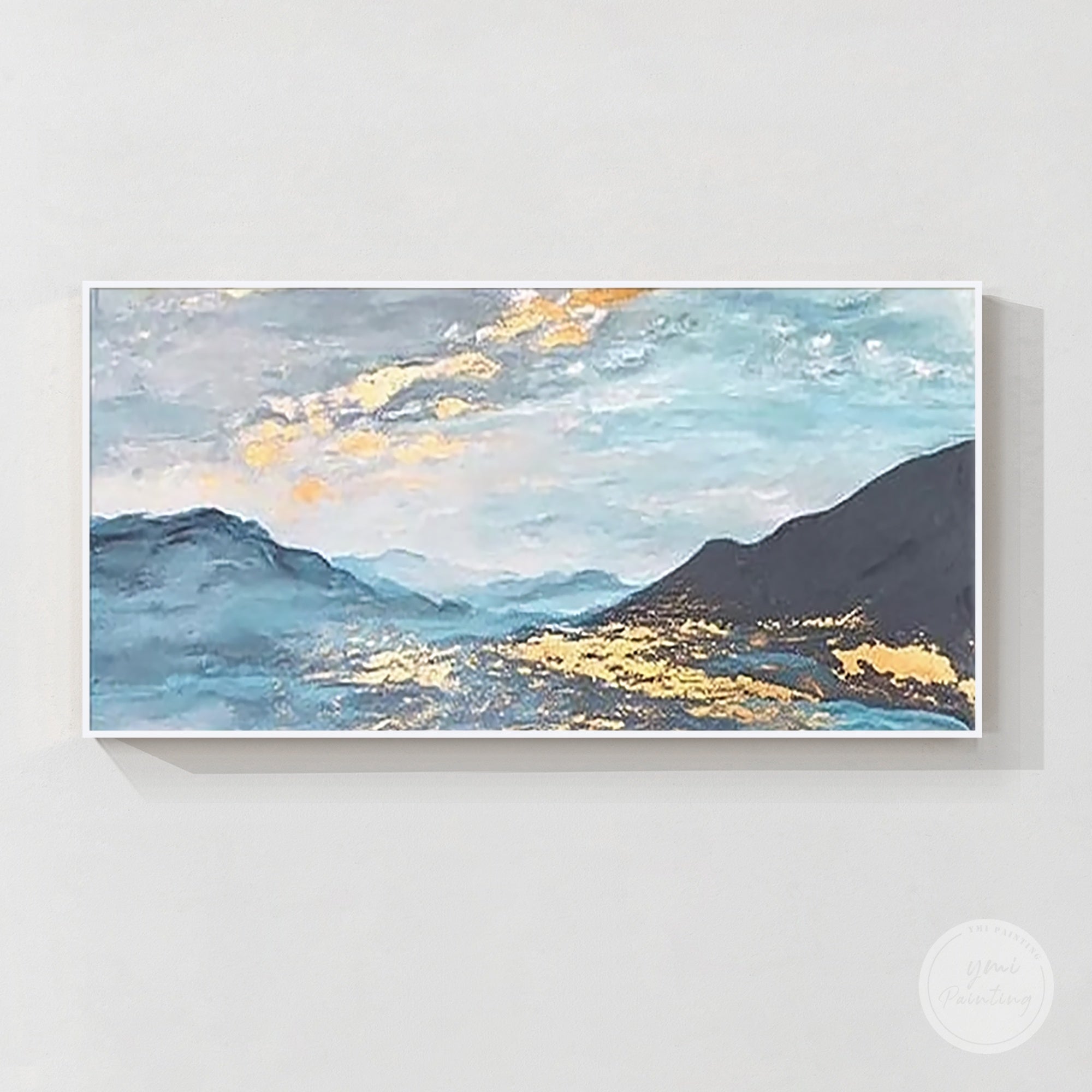 modern abstract terrain artwork with texture