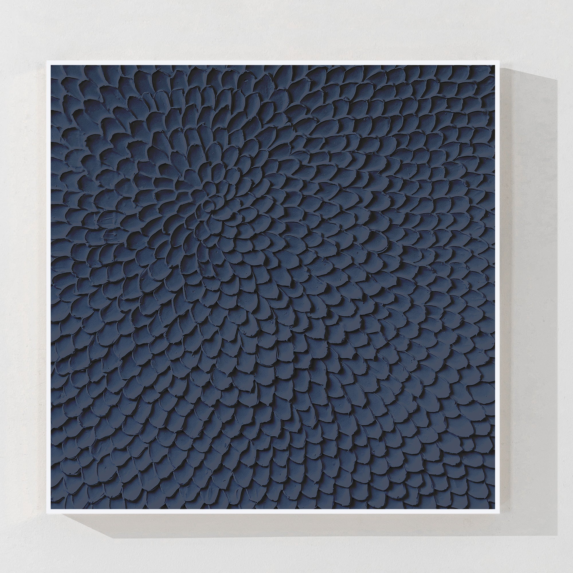 Navy blue textured abstract wall 