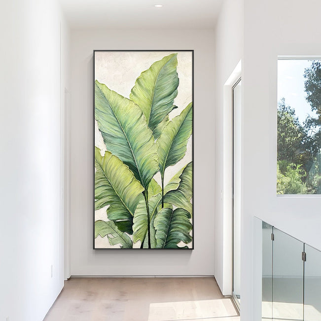 Vertical Leaf Art #CA0647